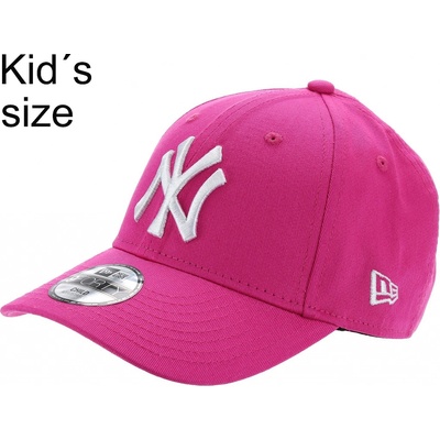 New Era 9FO League Basic MLB New York Yankees Kid's Hot Pink/Optic White