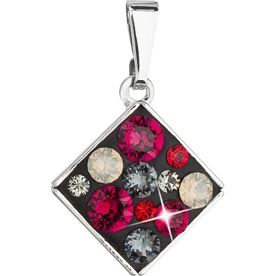 Pavona Přívěsek bižuterie se Swarovski krystaly červený kosočtverec 54020.3