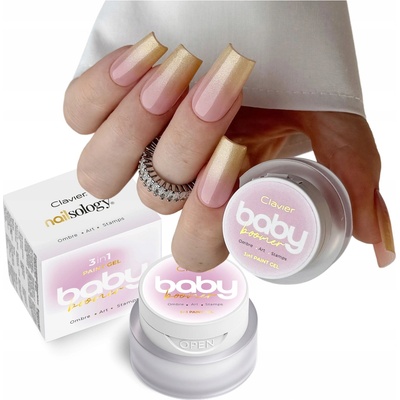 Nailsology Clavier Baby Boomer Ombre gél 3v1 Goldina U01 3g