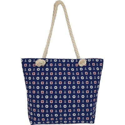 Синя плажна чанта - Arila