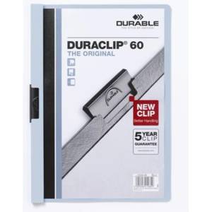 DURABLE Duraclip A4 60 листа светлосиня папка с клипс 220906 (220906)