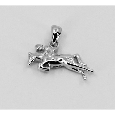Steel Edge Stříbrný přívěsek kůň a žokej 0312993001