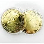 HARAHU Монета Dogecoin - Златна / Тип2 KP13454