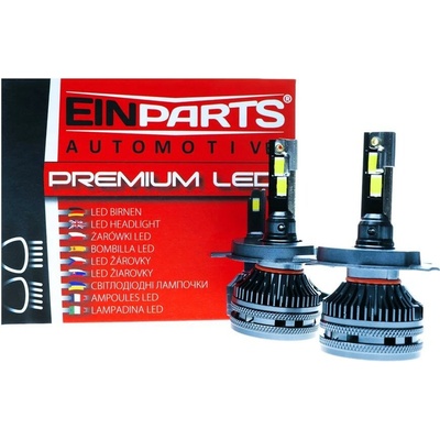 EINPARTS EPLH133 LED autožiarovky H4 45W 6000K 12/24V