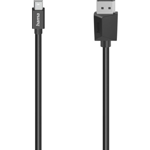 Hama Кабел Mini DP - DisplayPort, Ultra-HD 4K, 1.50 m (00200710)