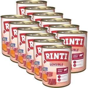 RINTI Консерва RINTI SENSIBLE говеждо & сладък картоф 12 x 800 г