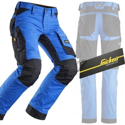 Snickers Workwear kalhoty AllroundWork Stretch modré