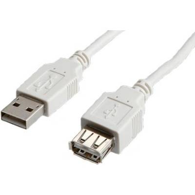 Value 11.99.8946 USB 2.0 A-A M/F 80cm bílý