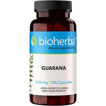 Image 1 of Bioherba Guarana 310 mg [100 капсули]
