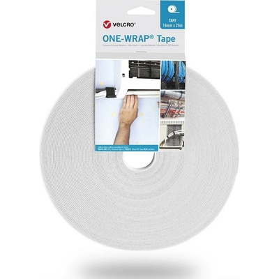 VELCRO® VELCRO - One Wrap Band 25m 20mm Weiß VEL-OW64139 pásik so suchým zipsom biela 1 ks