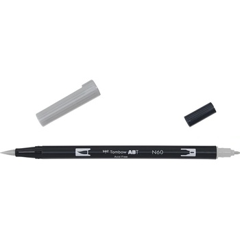 Tombow Маркер ABT Dual Brush N60 студено сиво 6 (ABT-N60)