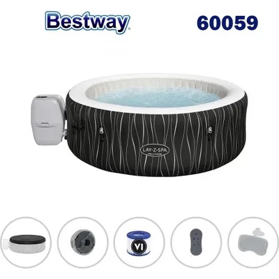 Bestway Джакузи надуваемо, 196x66см, Bestway 60059 Hollywood AirJet, Lay-Z-Spa, с филтърна помпа и диспенсър (60059 Hollywood AirJet)