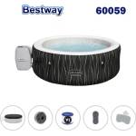 Bestway Джакузи надуваемо, 196x66см, Bestway 60059 Hollywood AirJet, Lay-Z-Spa, с филтърна помпа и диспенсър (60059 Hollywood AirJet)