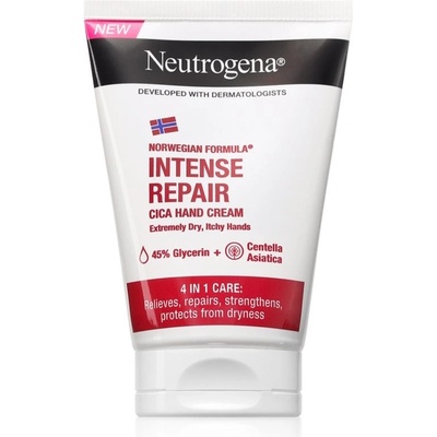Neutrogena Norwegian Formula Intense Repair Cica krém na ruce pro zklidnění velmi suché a svědivé pokožky 50 ml