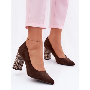 Step in style Дамски дебел ток модел 227177 Step in style