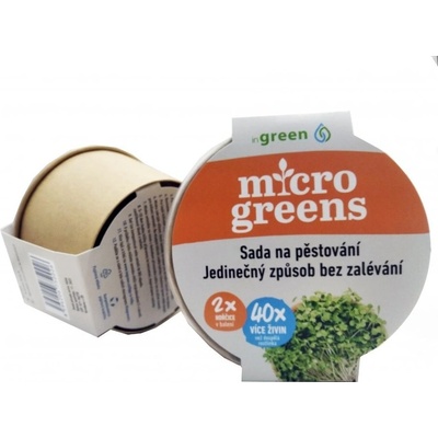 Microgreens pěstební set hořčice bílá