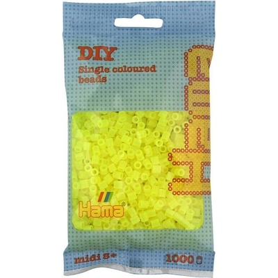 Hama MIDI Zažehlovací korálky 1000 ks - neonově žluté – Zboží Mobilmania
