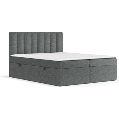 Maison de Reve Тъмносиво боксспринг легло с място за съхранение 160x200 cm Novento - Maison de Rêve (NOVENTO160_MDR_P0_MGN367_M13_MGN367_T9_L1)
