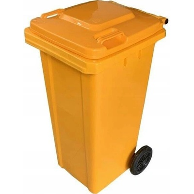 MAX Odpadkový koš 120 l žlutý