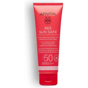 APIVITA Bee Sun Safe Hydra Fresh Face & Body SPF50 100ml Sunscreen - Pink