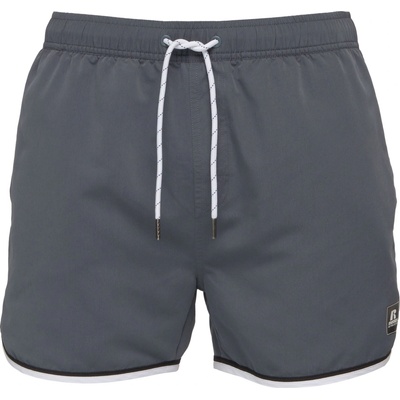 Russell Athletic Shorts tmavo sivé biele