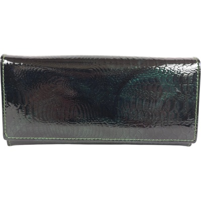 Зелено лачено портмоне - Filas