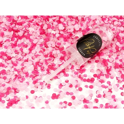 Růžové Konfety push pop – Zboží Dáma