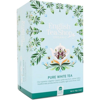 English Tea Shop čaj Bílý čaj redesign Bio 20 sáčků