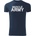 DRAGOWA Фитнес тениска с къс ръкав Muscle Army, синя, 180 г/м2 (4210)