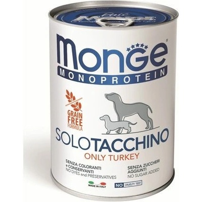 MONGE Monoprotein Solo Adult Dog morčacia 400 g