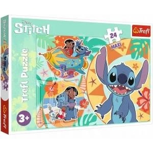 Trefl Puzzle 24pcs Maxi Happy Day Lilo and Stitch Trefl 14365