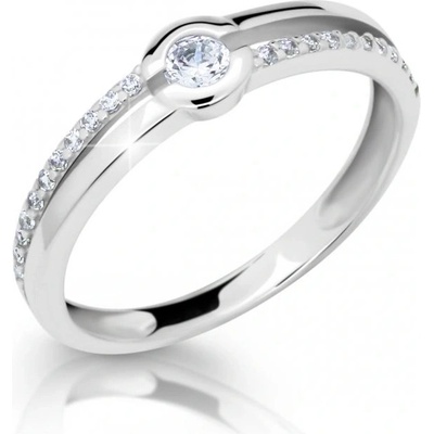 Cutie Jewellery prsten z bílého zlata se zirkony Z6808 2543 10 X 2