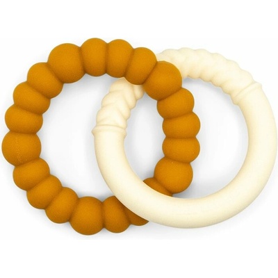 Jellystone Designs hryzátko Slnko béžová/oranžová