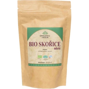 Organic India Skořice mletá Cejlonská BIO 100 g