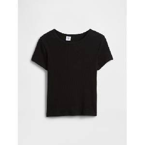 GAP Бебешка тениска с ребра GAP GAP | Cheren | Момичешки | XS - zoot - 27,21 лв