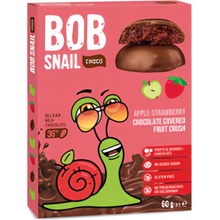 Bob Snail Šnek BOB jablko-jahoda v čokoládě 60 g