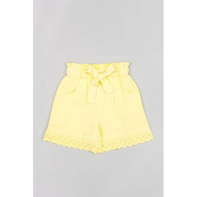 Zippy Детски къси панталони zippy в жълто с изчистен дизайн (ZKGAP0402.23028)