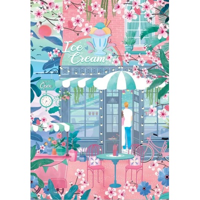 Pieces & Peace - Puzzle Ice Cream Shop - 1 000 piese