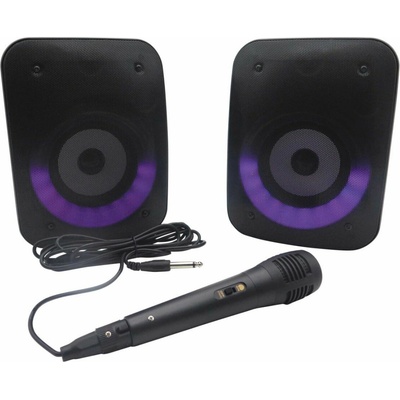Lexibook Sada přenosných Bluetooth reproduktorů iParty s mikrofonem