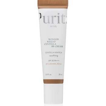 PURITO Wonder Releaf Centella BB Cream oсвежаващ BB крем с успокояващ ефект цвят 29 Caramel Beige 30ml
