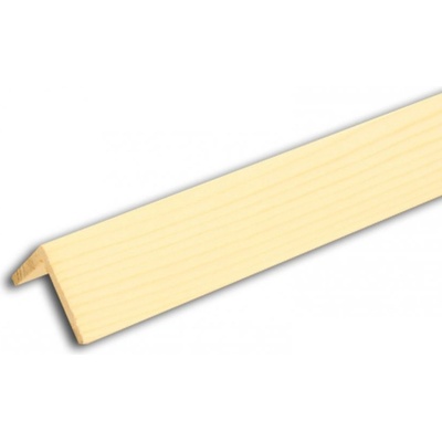 Rohová lišta č.228 - 30 mm x 35 mm, 1 oblá hrana " L" , smrková, ŠL3035D