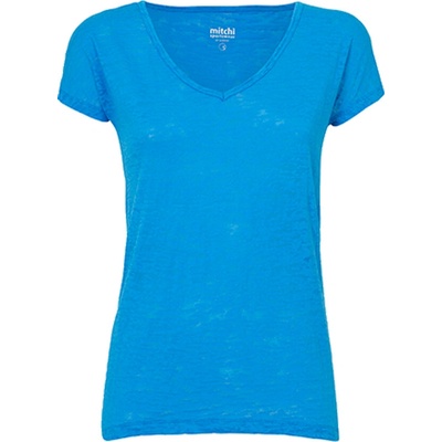 Mitchi Burnout Tee dámské tričko modrá