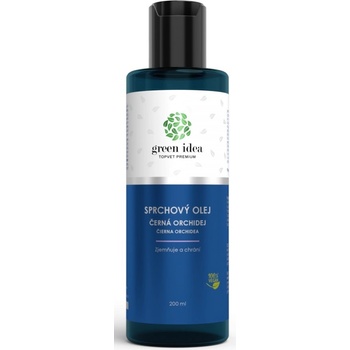Green idea olej sprchový Černá orchidej 200 ml