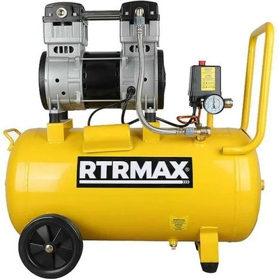 Тих безмаслен въздушен компресор, 50 л, 1100 w, 8 бара, rtrmax rtm735 (44702)