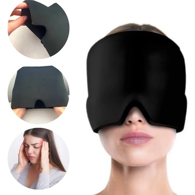 Merapy Čiapka na migrénu a bolesť hlavy - Headmask Čierna / Po celom obvode