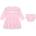 Guess Комбинирана рокля с тюл в розов цвят за бебе момиче Guess