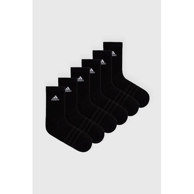 adidas ponožky Cushioned Sportswear Crew Socks 6 Pairs Black