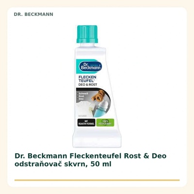 Dr. Beckmann Flecken Teufel Rost & Deo , Odstraňovač škvŕn 50 ml