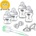 Tommee Tippee Tommee Tippee Комплект за новородено + четка за шишета (TT.0056)
