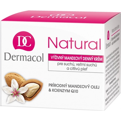 Dermacol výživný mandlový denný krém Natural kelímek 50 ml